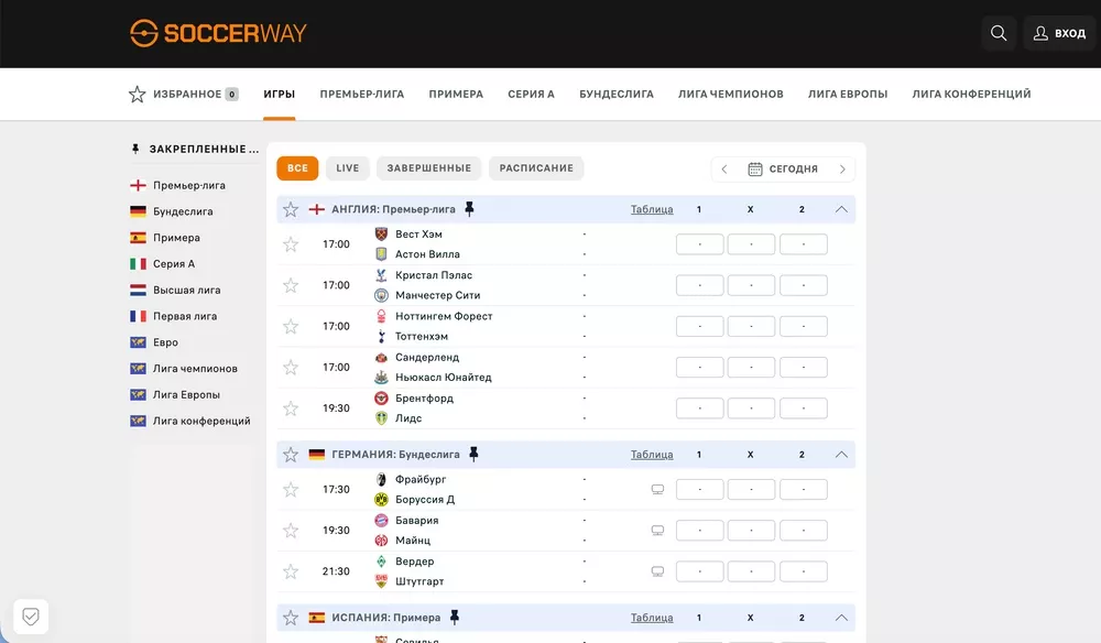 Soccerway Soccerway
