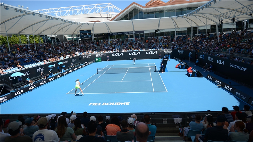 Покрытие хард на турнире Australian Open