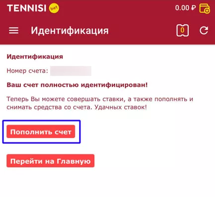 Верификация в Тенниси