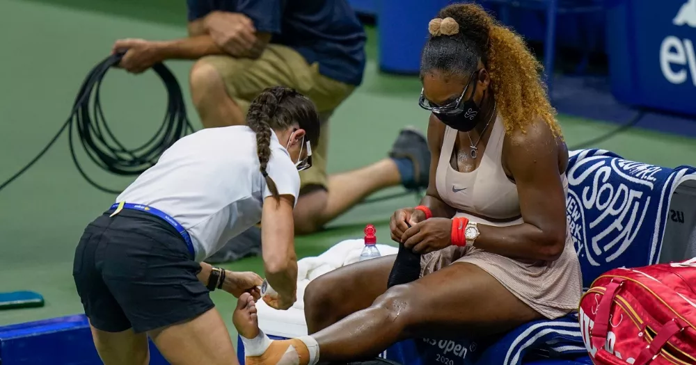 Травмы в большом теннисе Серена Уильямс