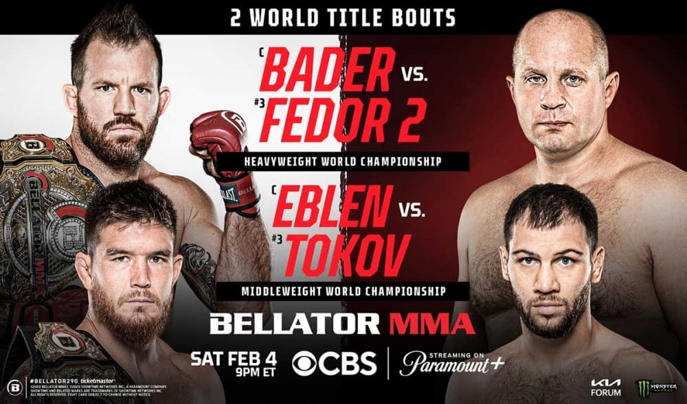 Bellator 290 смотреть турнир онлайн бесплатно