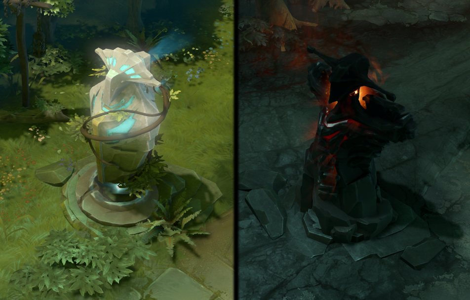 Сколько башен в Dota 2