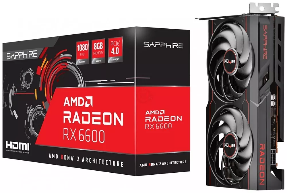 Какую видеокарту выбрать в 2026 году AMD Radeon RX 6600 8 ГБ