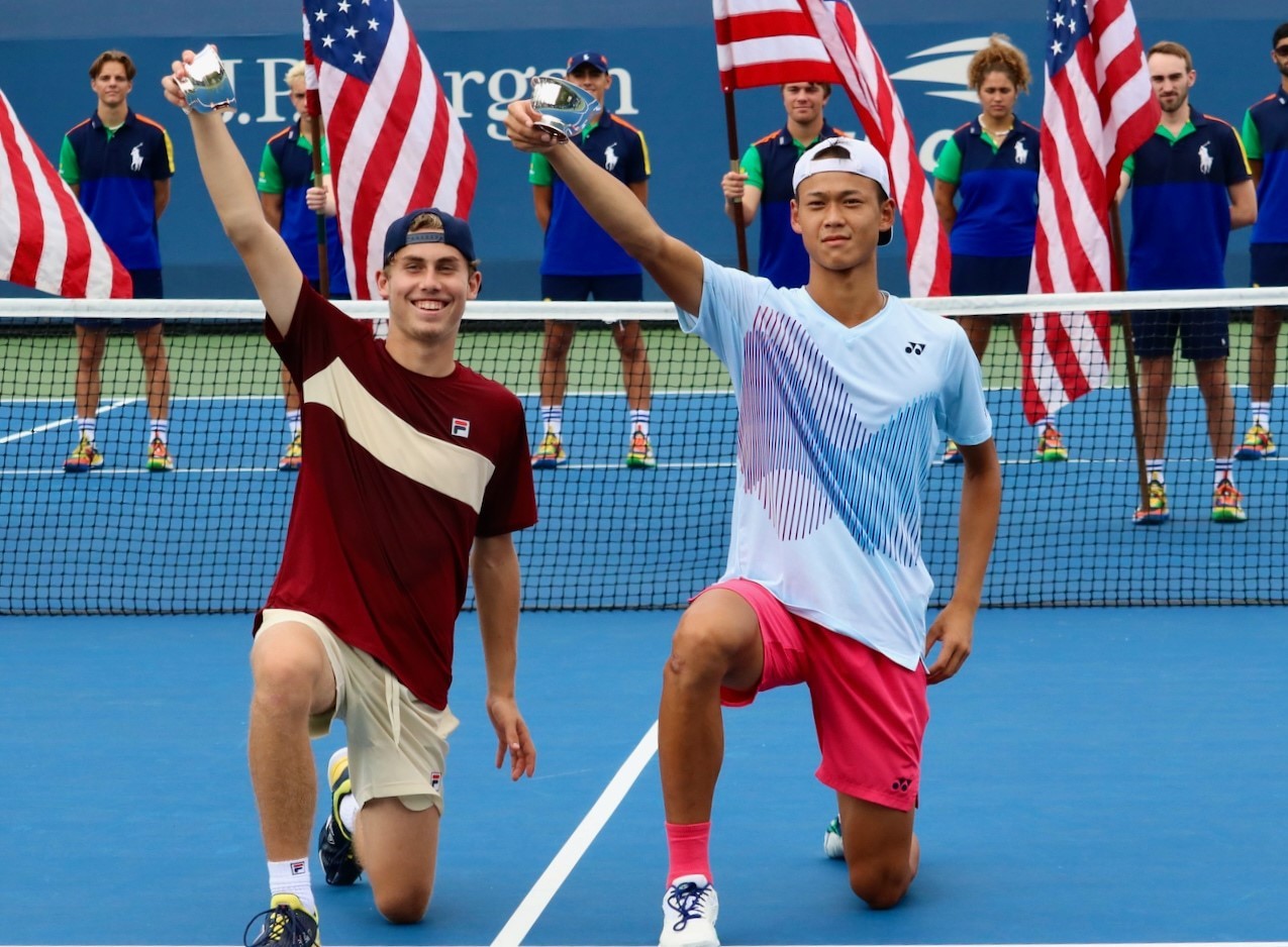 Победа в паре на US Open