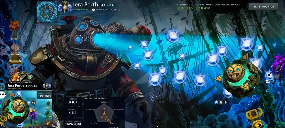 Мини-профиль в Дота 2 Мини-профиль в Дота 2