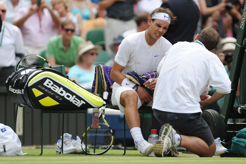Самые частые травмы в теннисе Рафаэль Надаль