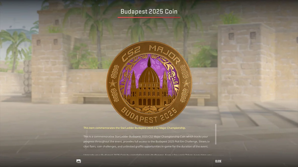 Как получить медаль за StarLadder Budapest Major 2025 Как получить медаль за StarLadder Budapest Major 2025