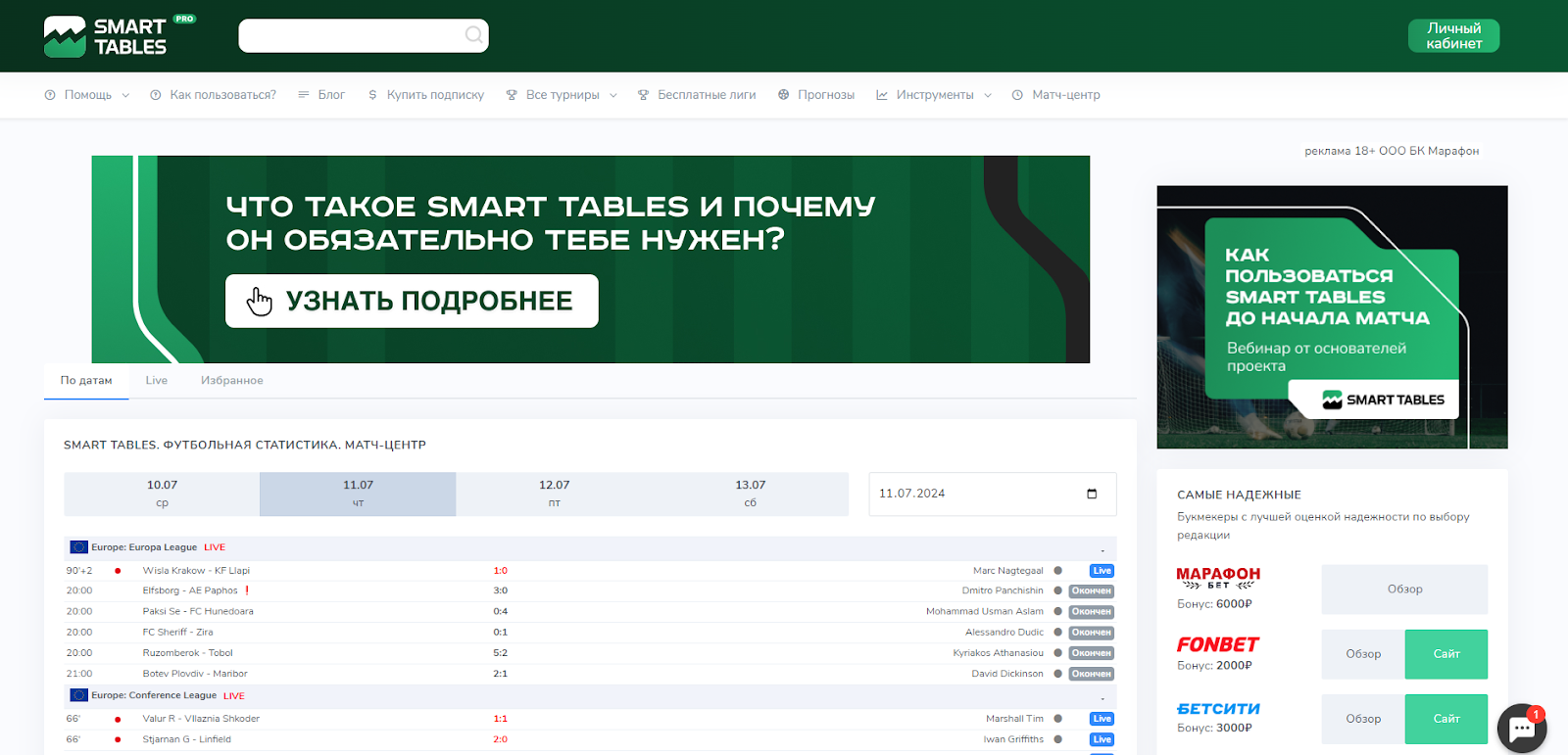 Что такое Smart Tables