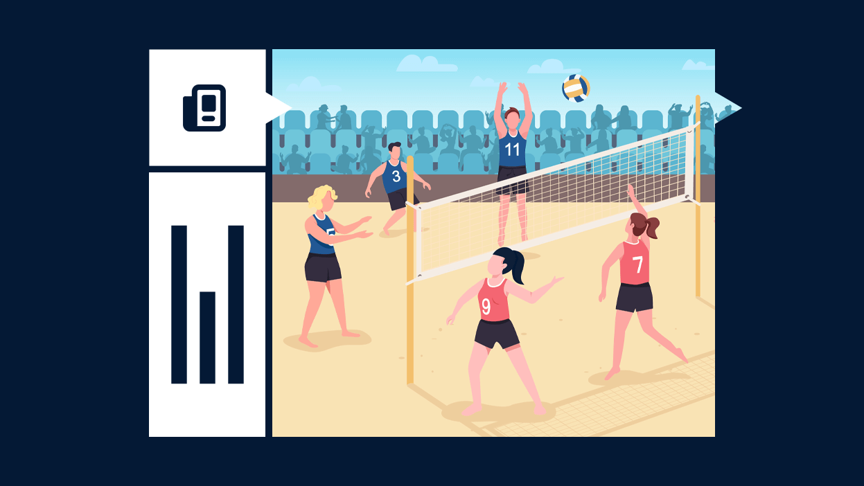 Как ставить на пляжный волейбол