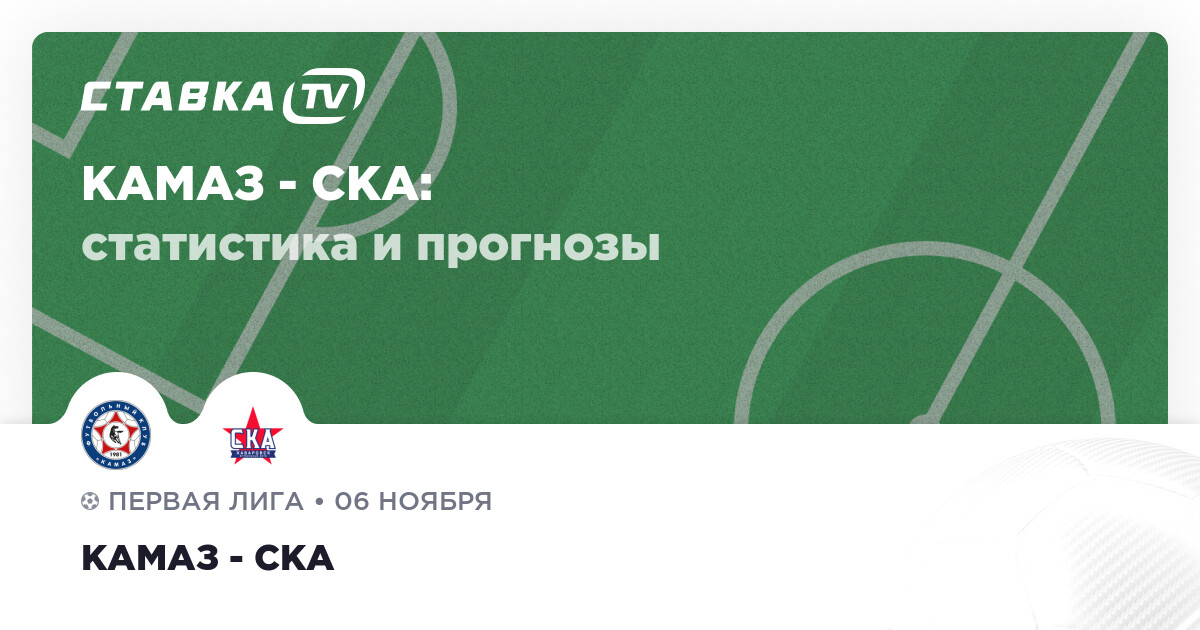 КАМАЗ - СКА 6 ноября 2023: счёт и результат матча