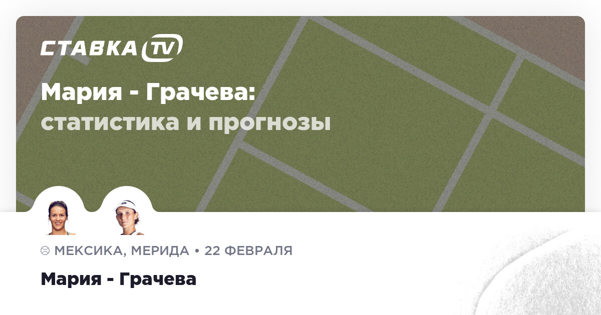Результат Мария - Грачева 22 февраля 2023: счёт и статистика матча