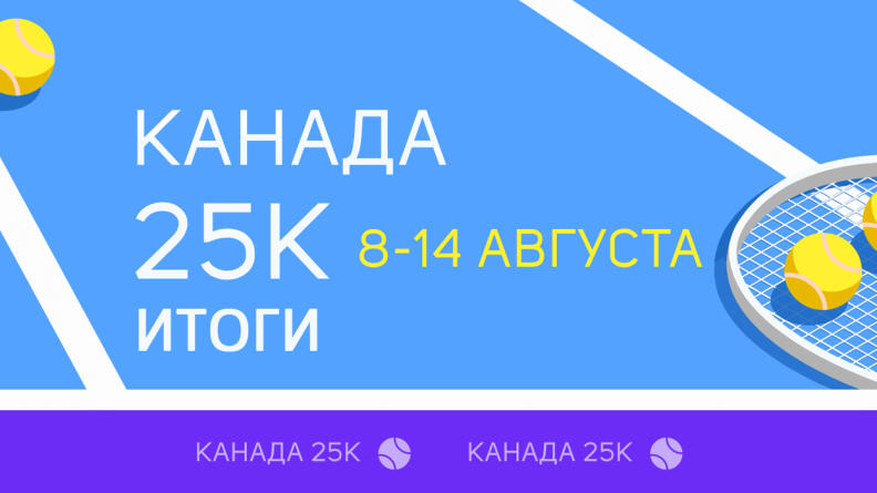 Покидаем Канаду с 25к призовыми. Итоги теннисного конкурса