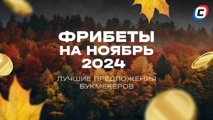 Фрибеты БК на НОЯБРЬ 2024