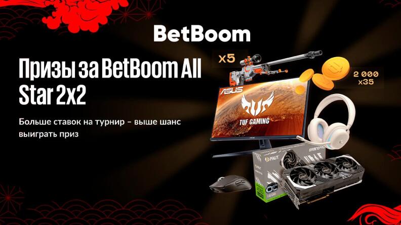 Призы за BetBoom All Star 2х2